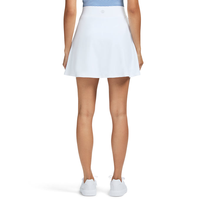 Izod L'ACEY PERFORMANCE STRETCH 17" GOLF PULL ON SKORT - BRIGHT WHITE