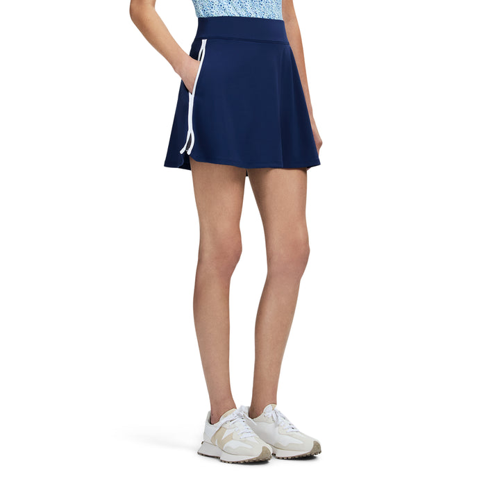 Izod L'ACEY PERFORMANCE STRETCH 17" GOLF PULL ON SKORT - MEDIEVAL BLUE