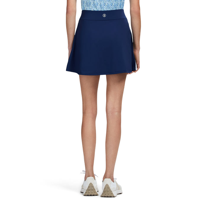 Izod L'ACEY PERFORMANCE STRETCH 17" GOLF PULL ON SKORT - MEDIEVAL BLUE