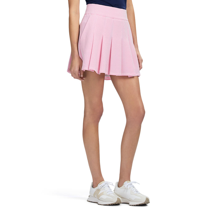 Izod PAULINE PERFORMANCE STRETCH 15" PLEATED PULL-ON SKORT - SACHET PINK
