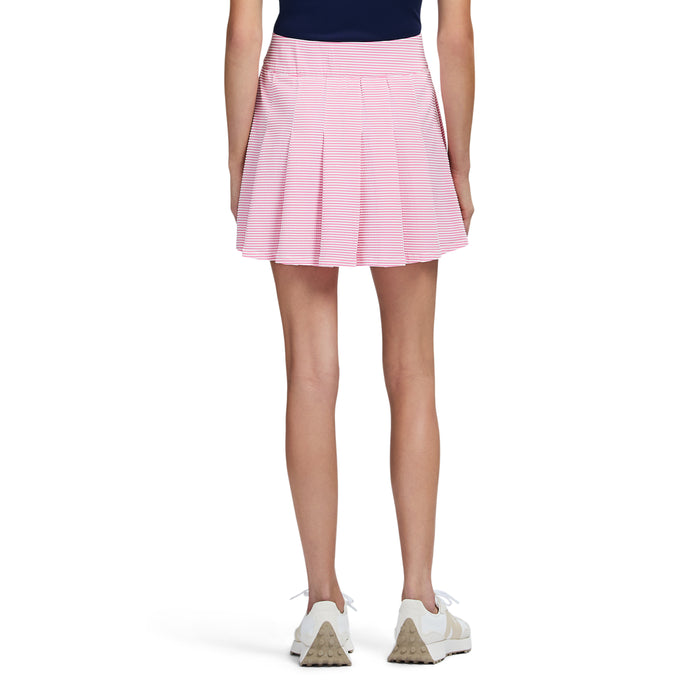 Izod PAULINE PERFORMANCE STRETCH 15" PLEATED PULL-ON SKORT - SACHET PINK