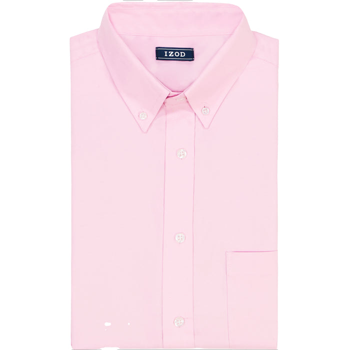 Izod PINPOINT OXFORD BUTTON DOWN DRESS SHIRT - LILAC SACHET