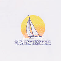 Izod SALTWATER SHORT SLEEVE GRAPHIC TEE - BRIGHT WHITE