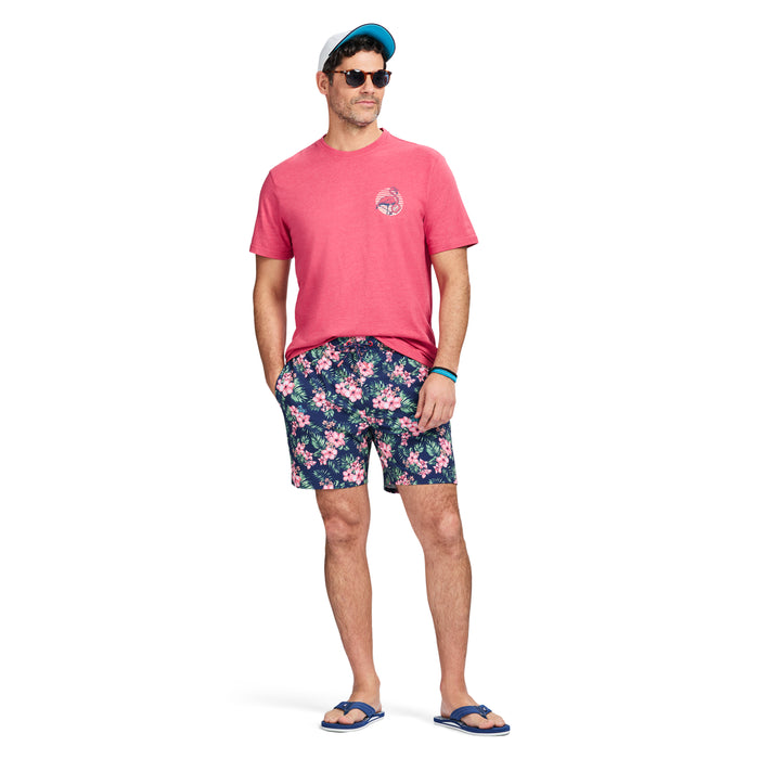 Izod SALTWATER SHORT SLEEVE GRAPHIC TEE - HOLLY BERRY