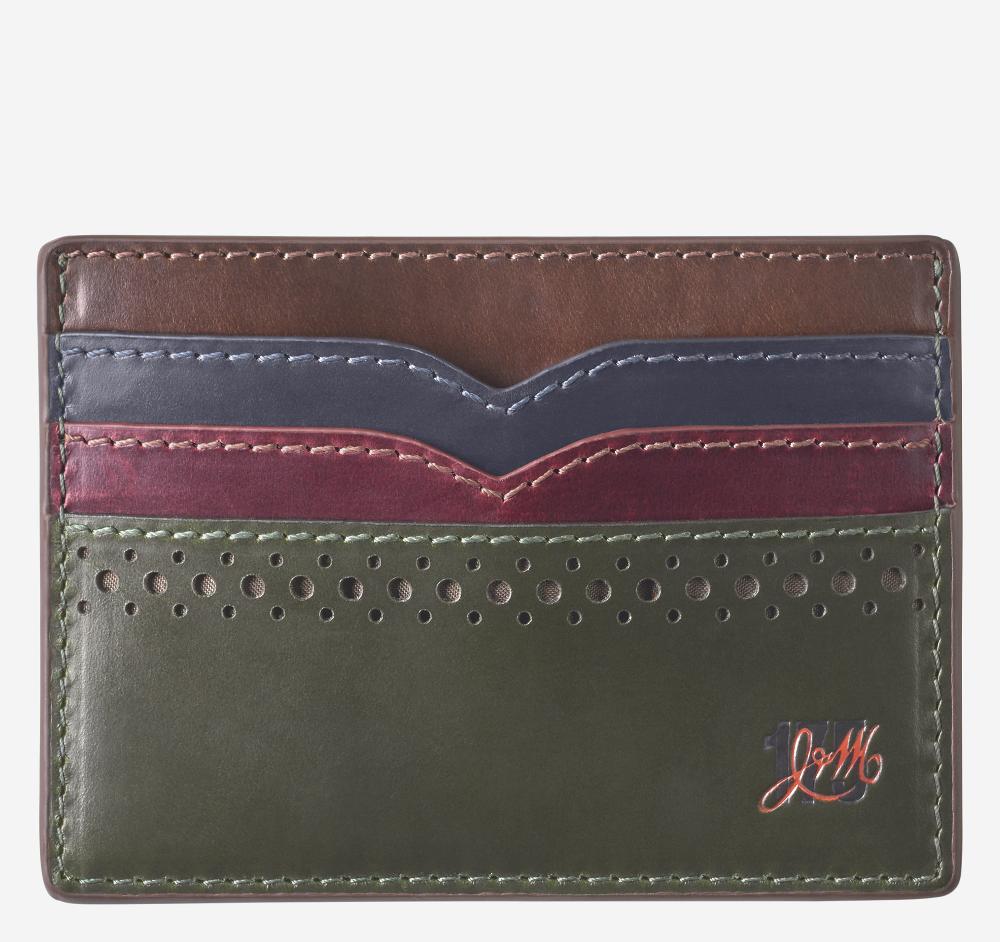 Johnston & Murphy 175th Anniversary Colorblocked Weekender Case Olive Multi