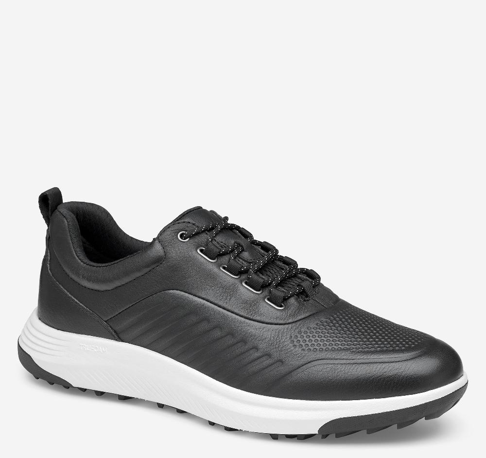 Johnston & Murphy Amherst GL1 Luxe Hybrid Black Waterproof Full Grain