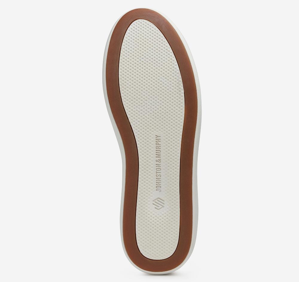 Johnston & Murphy Anders Lace-To-Toe White Full Grain