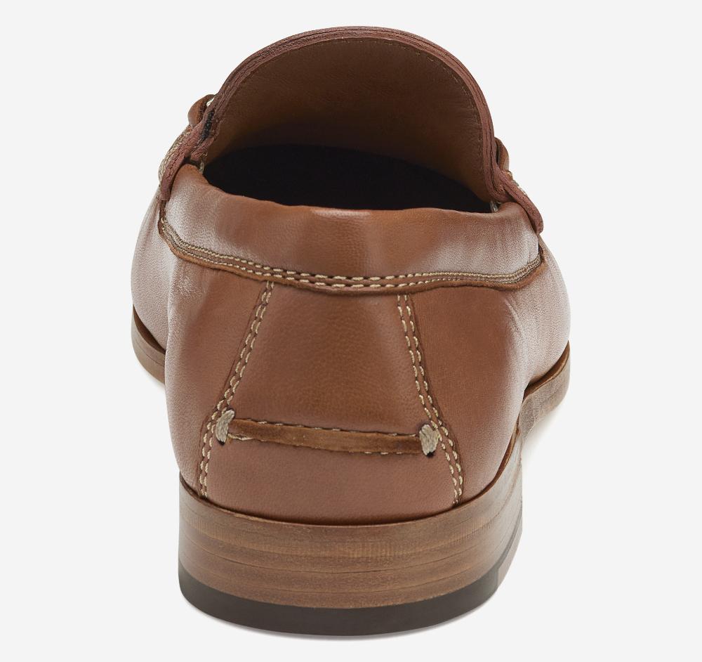 Johnston & Murphy Baldwin Bit Loafer Cognac Sheepskin