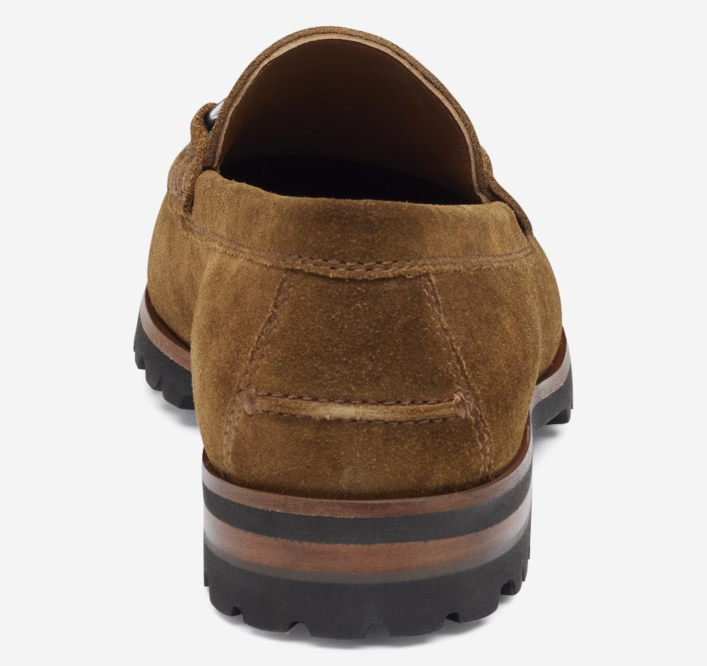 Johnston & Murphy Baldwin Lug Bit Snuff English Suede