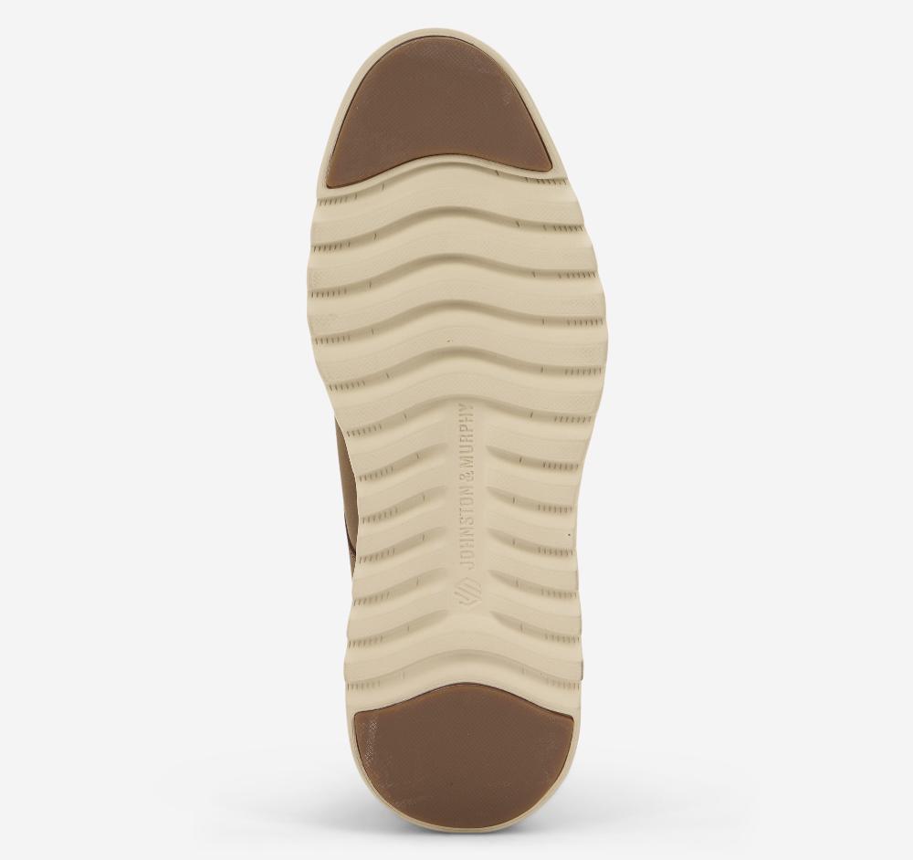 Johnston & Murphy Braxton Plain Toe Brown Oiled Full Grain Leather