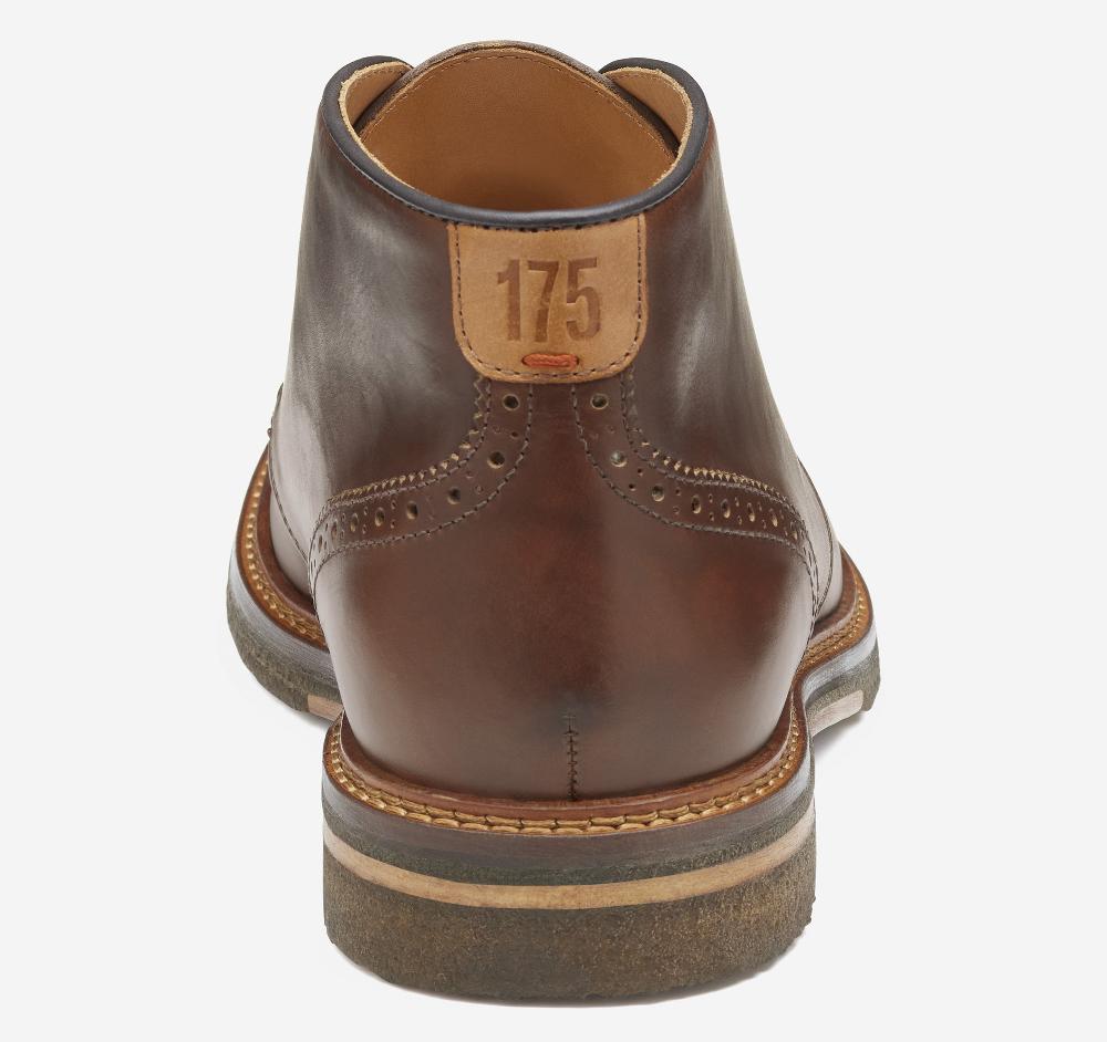 Johnston & Murphy Calder 175th Anniversary Chukka Boot Tan Oiled American Full Grain