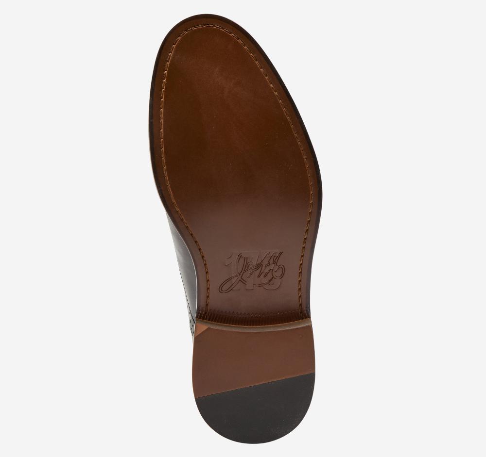 Johnston & Murphy Conard 2.0 175th Anniversary Cap Toe Black Oiled American Full Grain