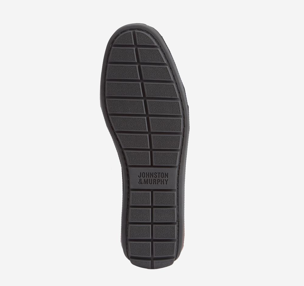 Johnston & Murphy Cort 2.0 Bit Loafer Dark Brown Croc Embossed Full Grain