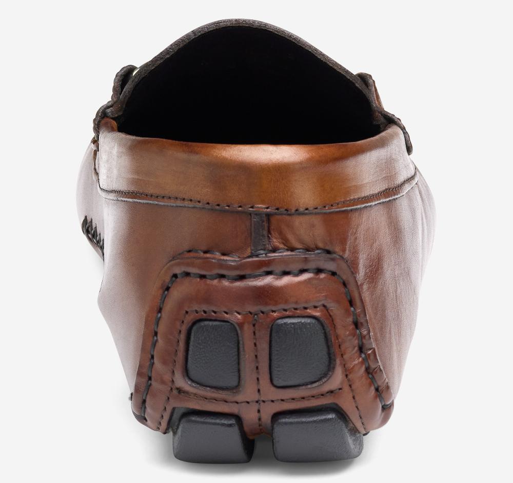 Johnston & Murphy Dayton Bit Loafer Brown Italian Calfskin