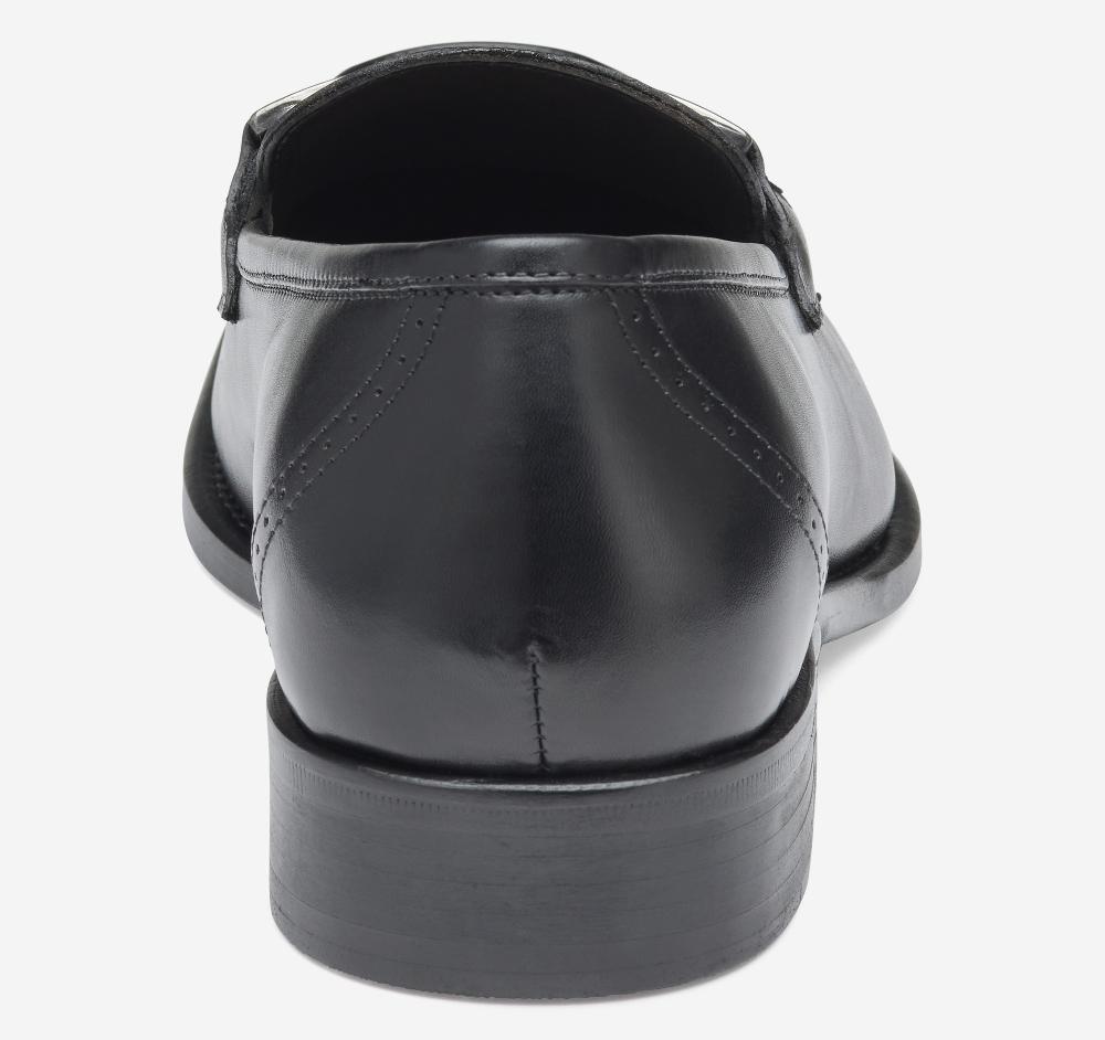 Johnston & Murphy Ellsworth Bit Loafer Black Italian Calfskin