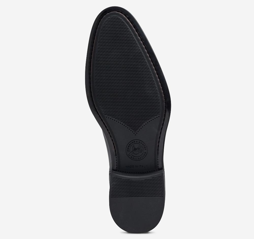 Johnston & Murphy Flynch Chelsea Boot Black Italian Calfskin