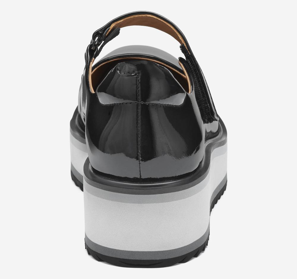 Johnston & Murphy Gracelyn Mary Jane Black Patent Leather