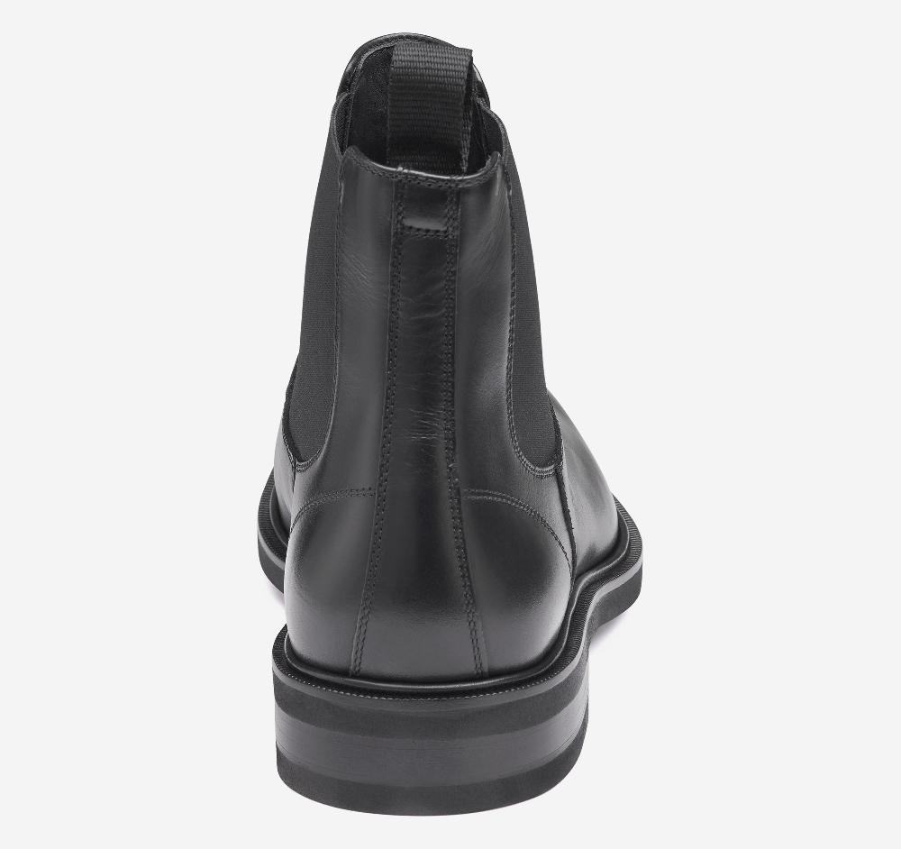 Johnston & Murphy Hartley Chelsea Boot Black Italian Calfskin