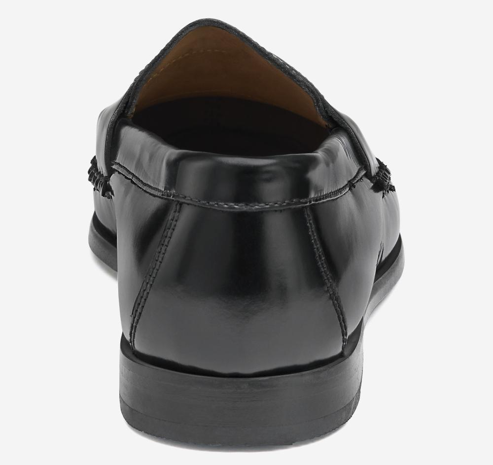 Johnston & Murphy Hayes Tassel Loafer Black Full Grain