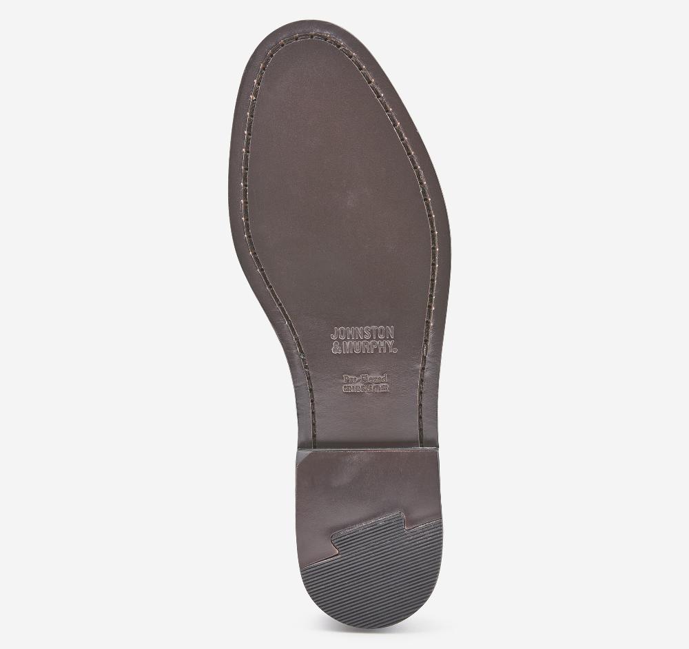 Johnston & Murphy Hayes Tassel Loafer Black Full Grain