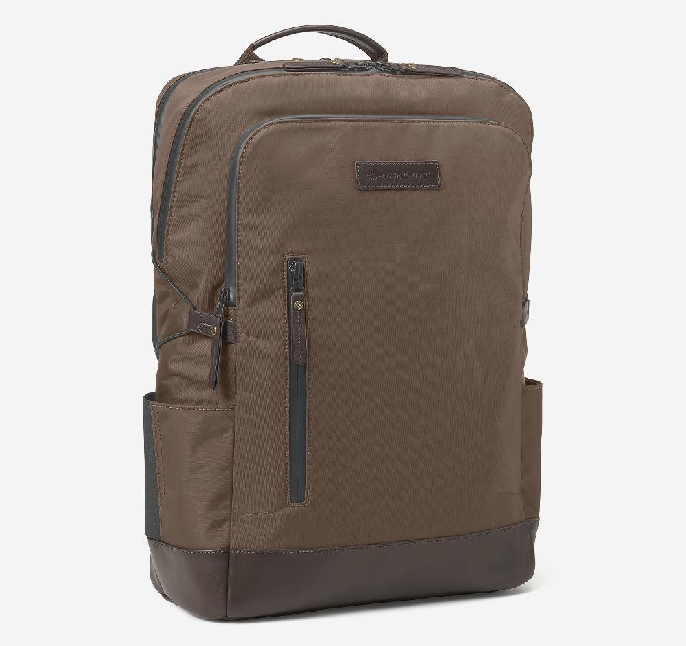 Johnston & Murphy Hudson Waterproof Backpack Chocolate
