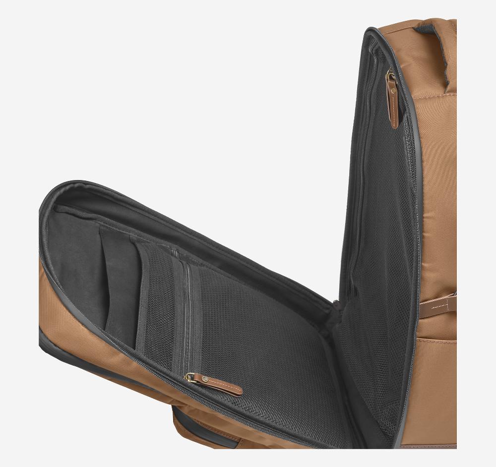 Johnston & Murphy Hudson Waterproof Travel Backpack Cognac