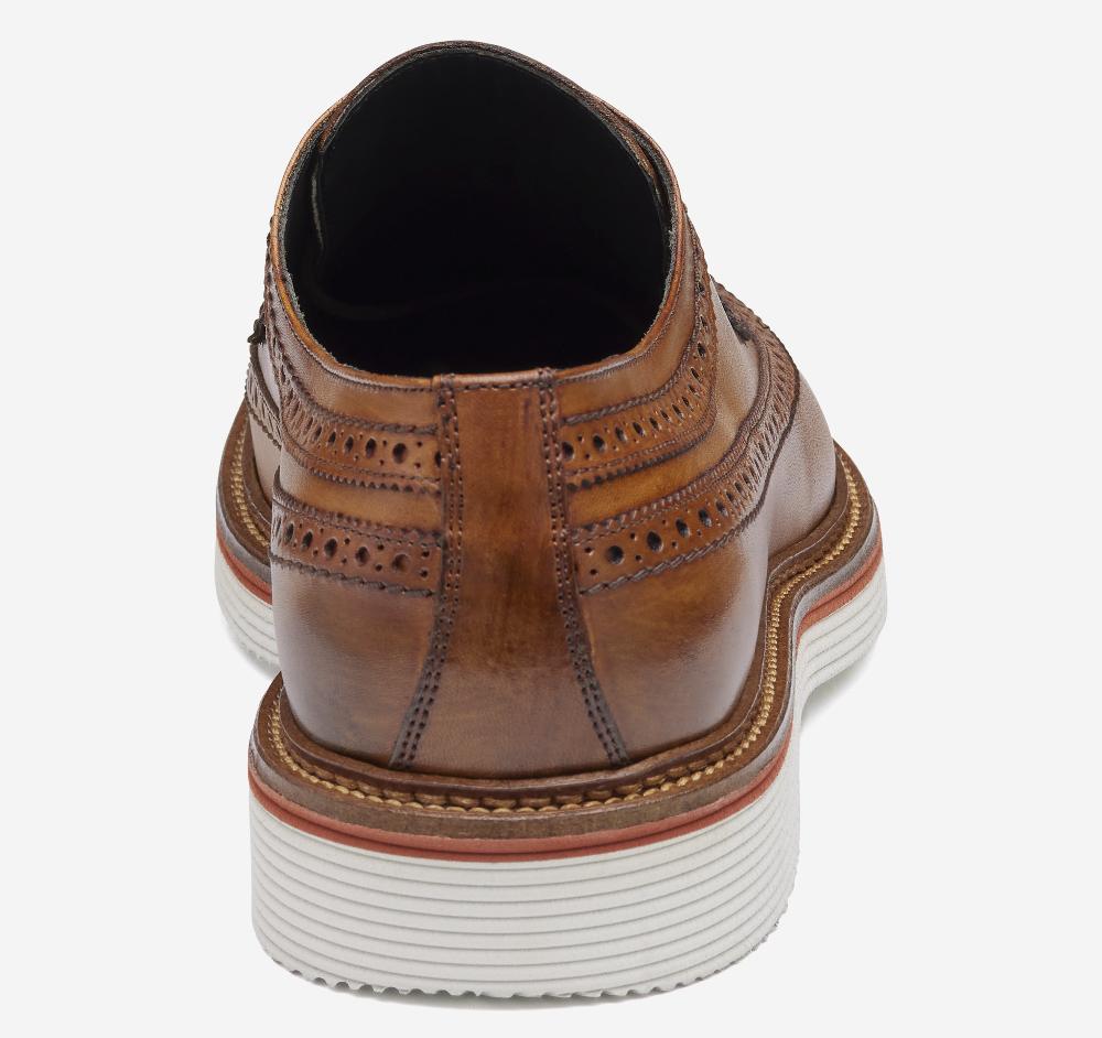 Johnston & Murphy Jenson Longwing Tan European Calfskin