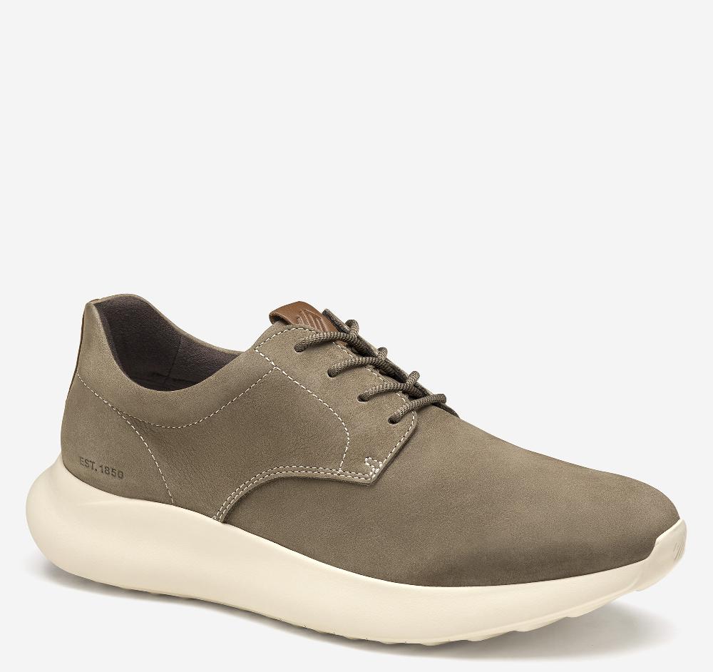 Johnston & Murphy Amherst 2.0 Plain Toe Taupe Nubuck