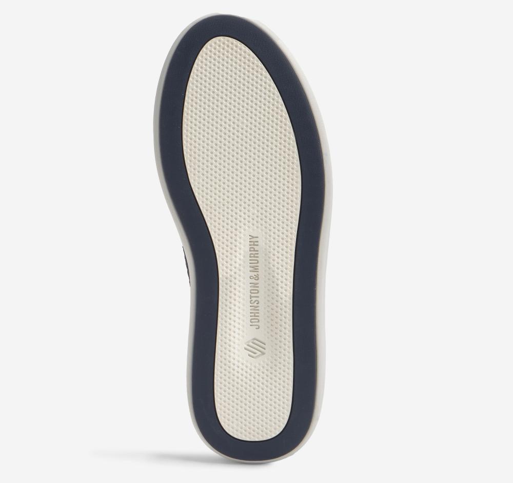 Johnston & Murphy Anders Knit U-Throat Navy Knit