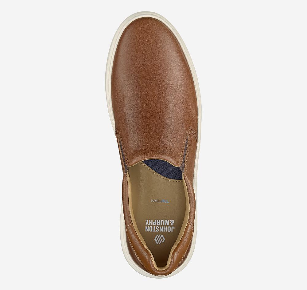 Johnston & Murphy Anders Slip-On Tan Full Grain