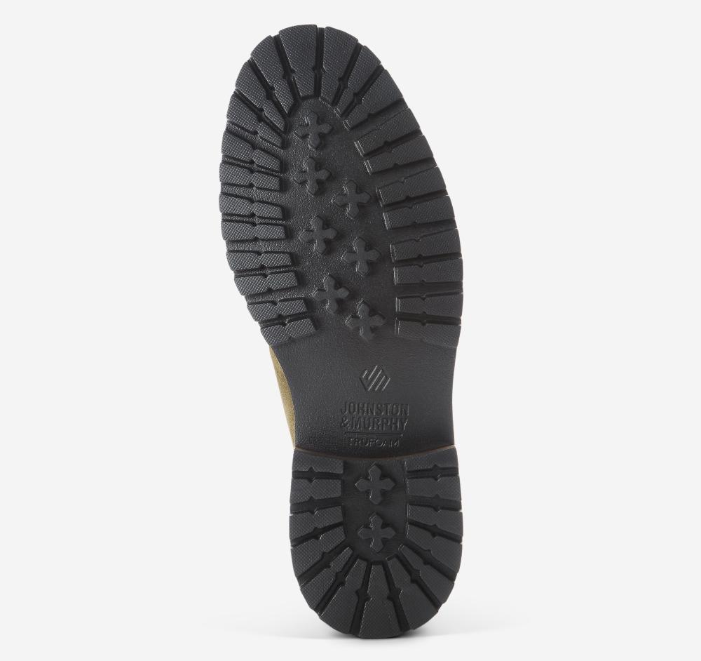 Johnston & Murphy Collier Penny Loafer Olive Suede