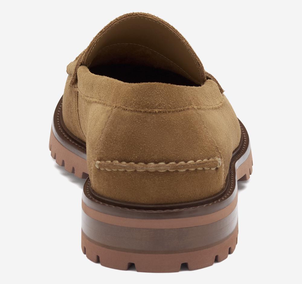 Johnston & Murphy Collier Penny Loafer Snuff Suede