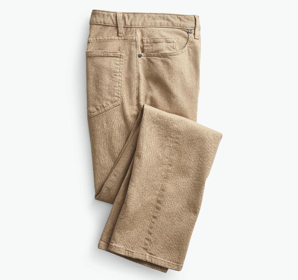 Johnston & Murphy Denim Jeans Khaki Overdye