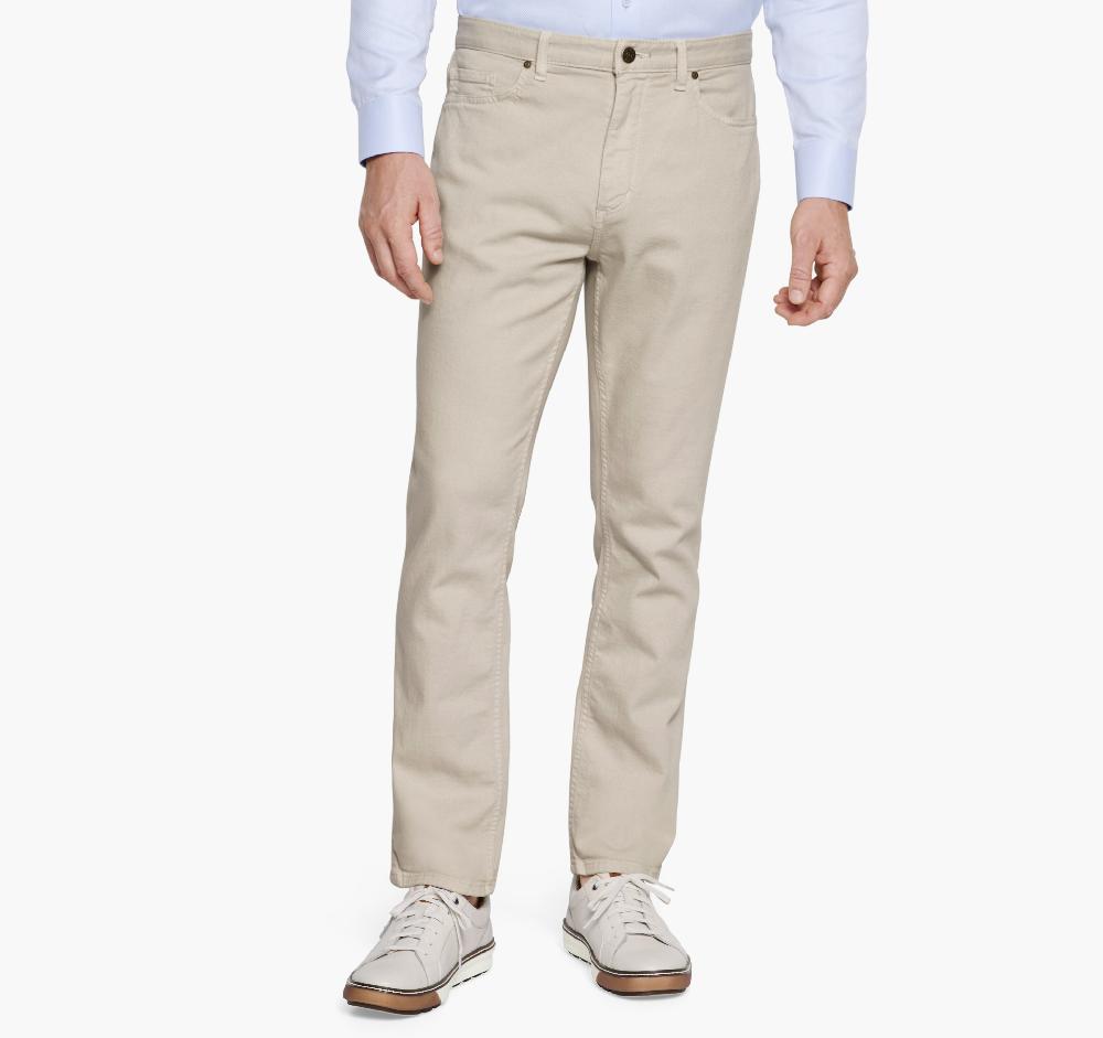 Johnston & Murphy Denim Jeans Stone Overdye