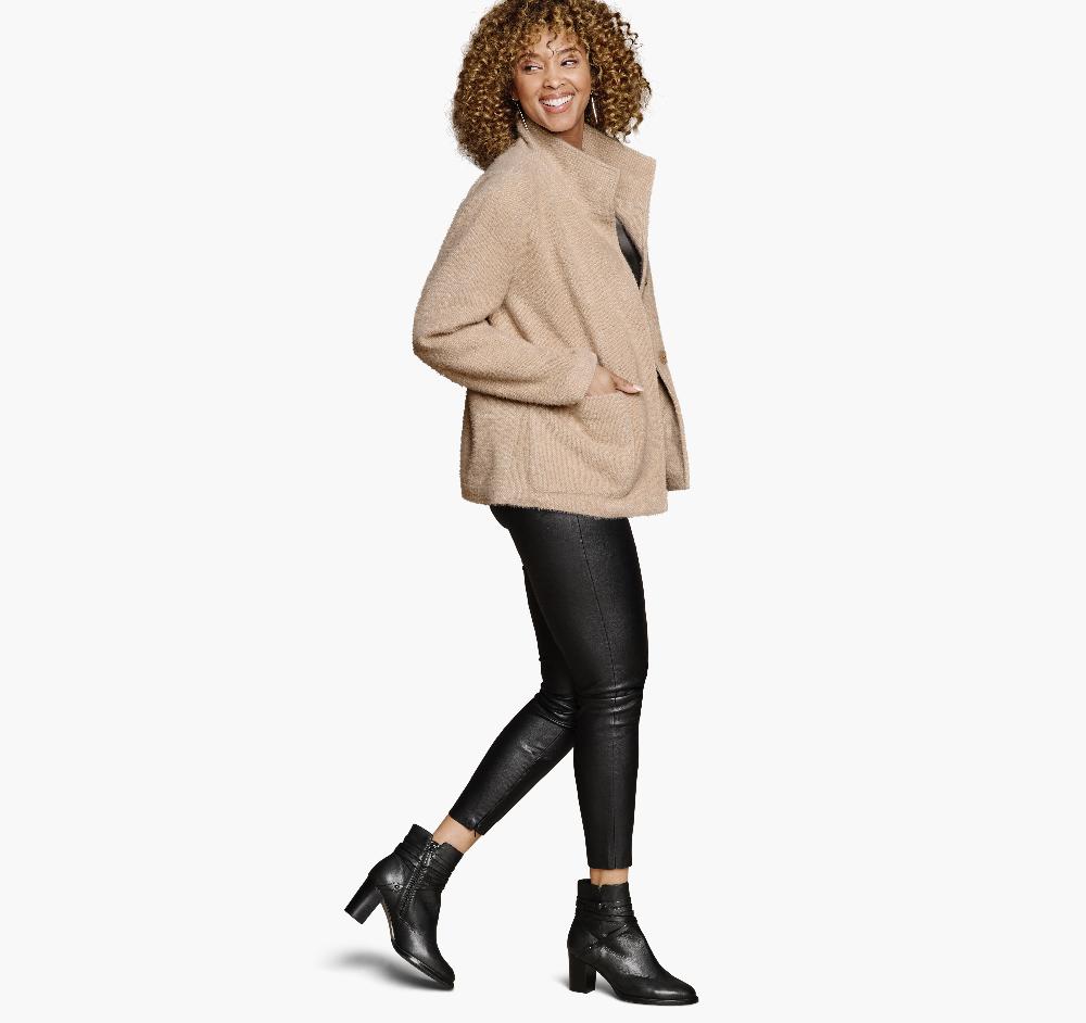 Johnston & Murphy Eyelash Jacket Camel