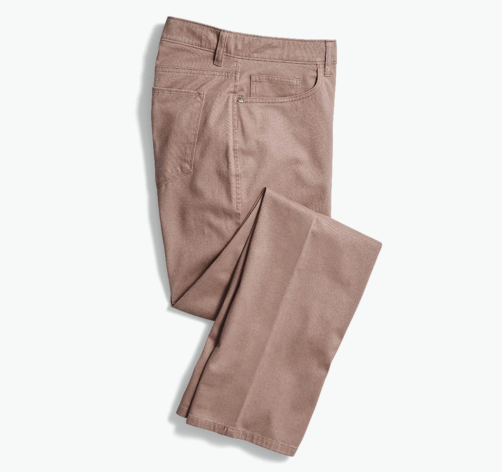 Johnston & Murphy Five-Pocket Pants Clay