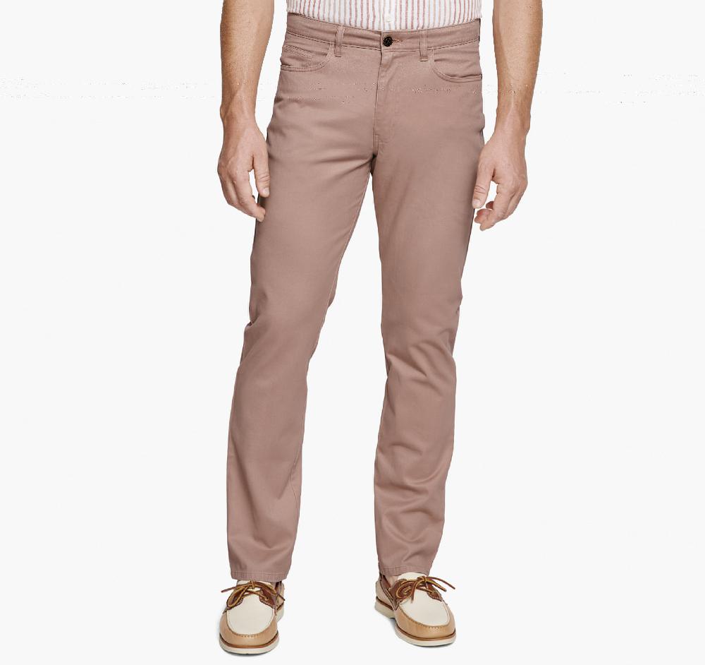 Johnston & Murphy Five-Pocket Pants Clay