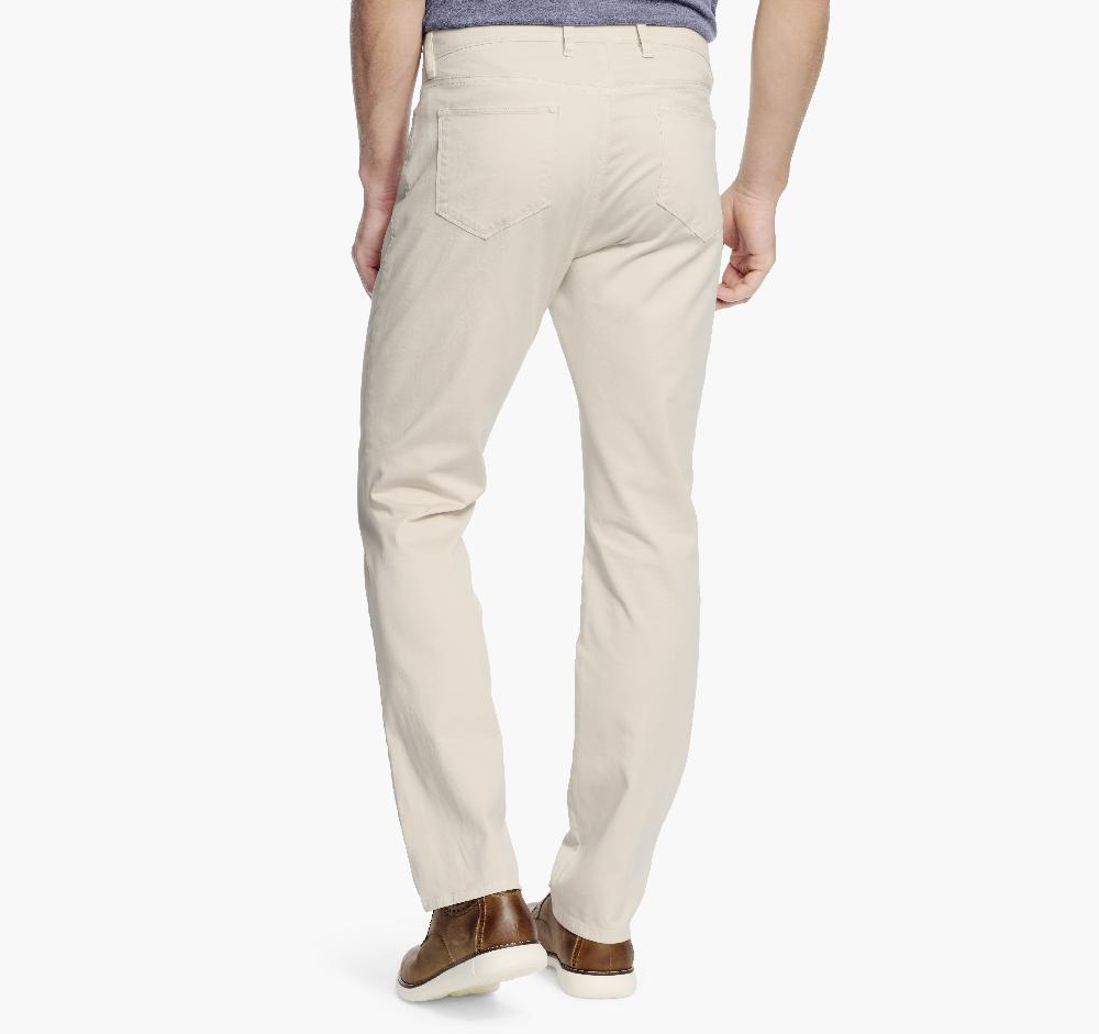 Johnston & Murphy Five-Pocket Pants Stone