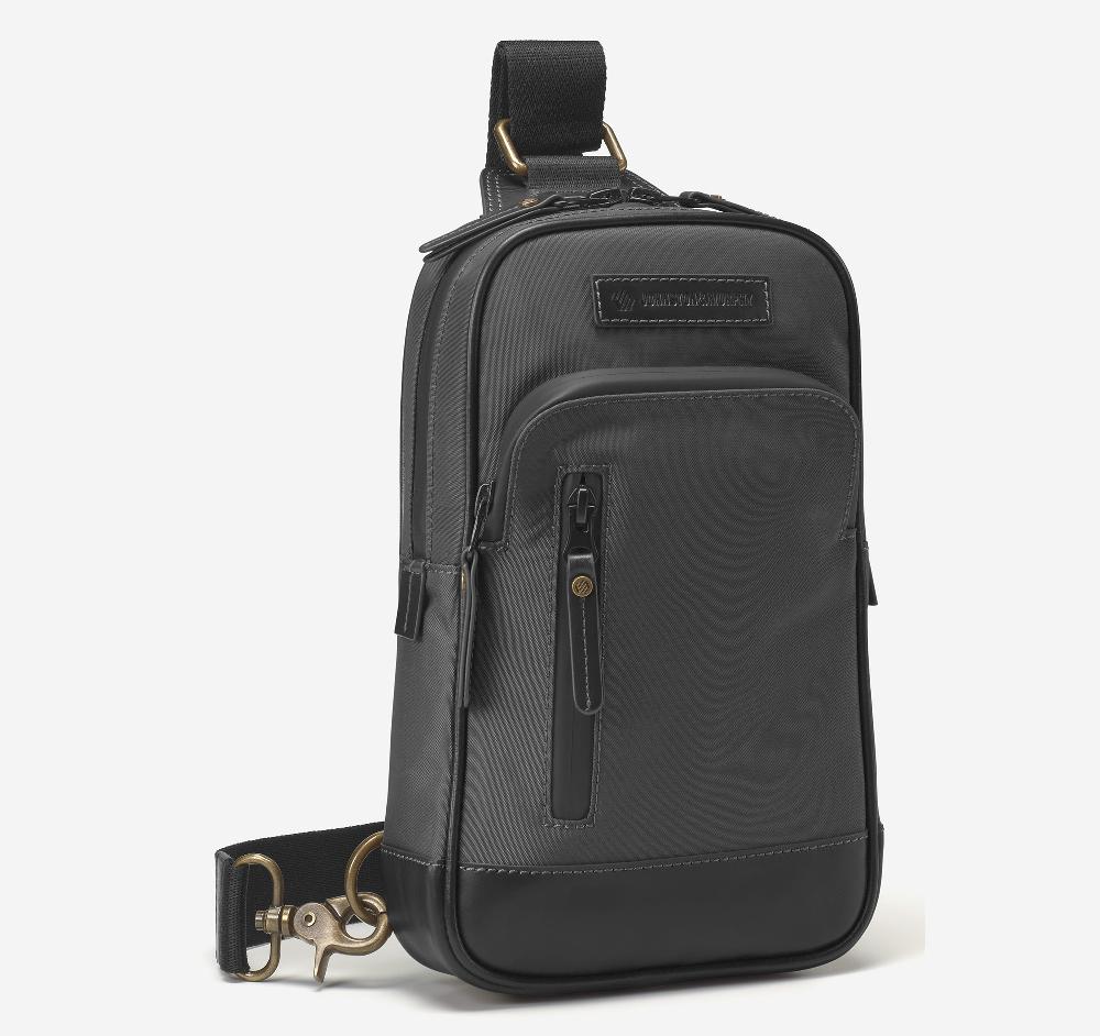 Johnston & Murphy Hudson Waterproof Sling Bag Black