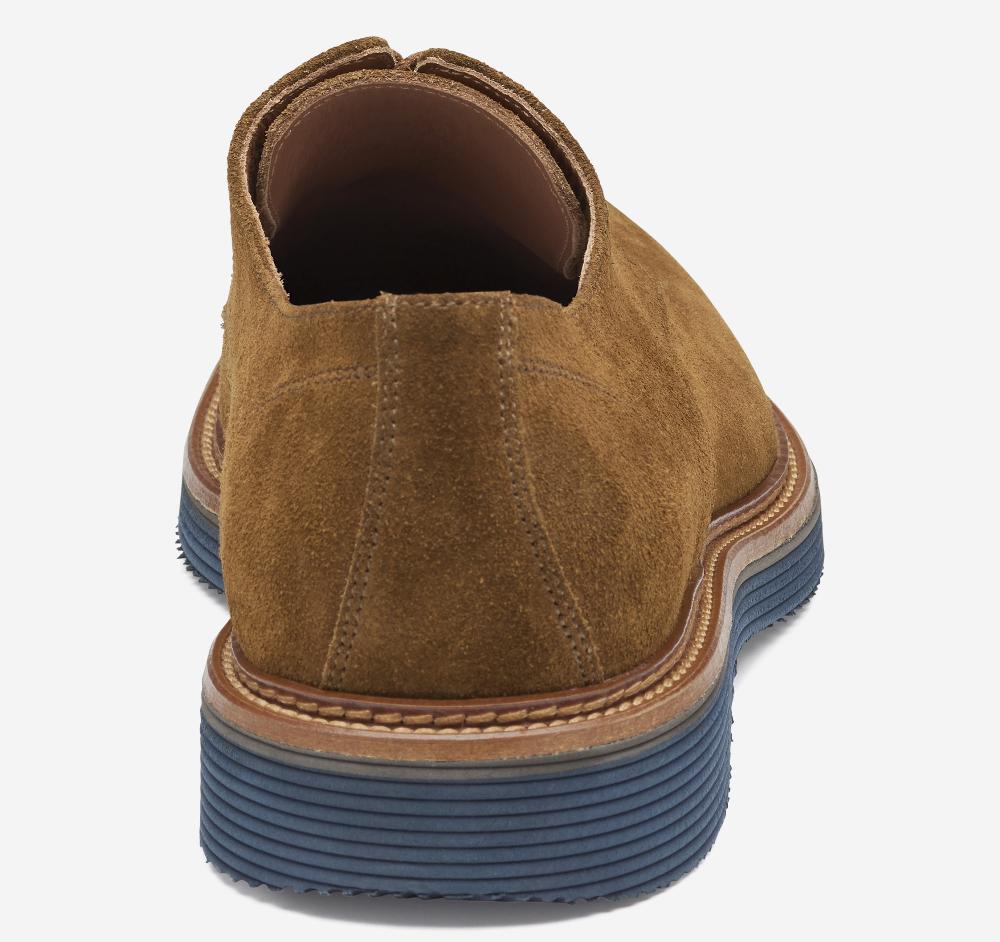 Johnston & Murphy Jenson Plain Toe Snuff Suede