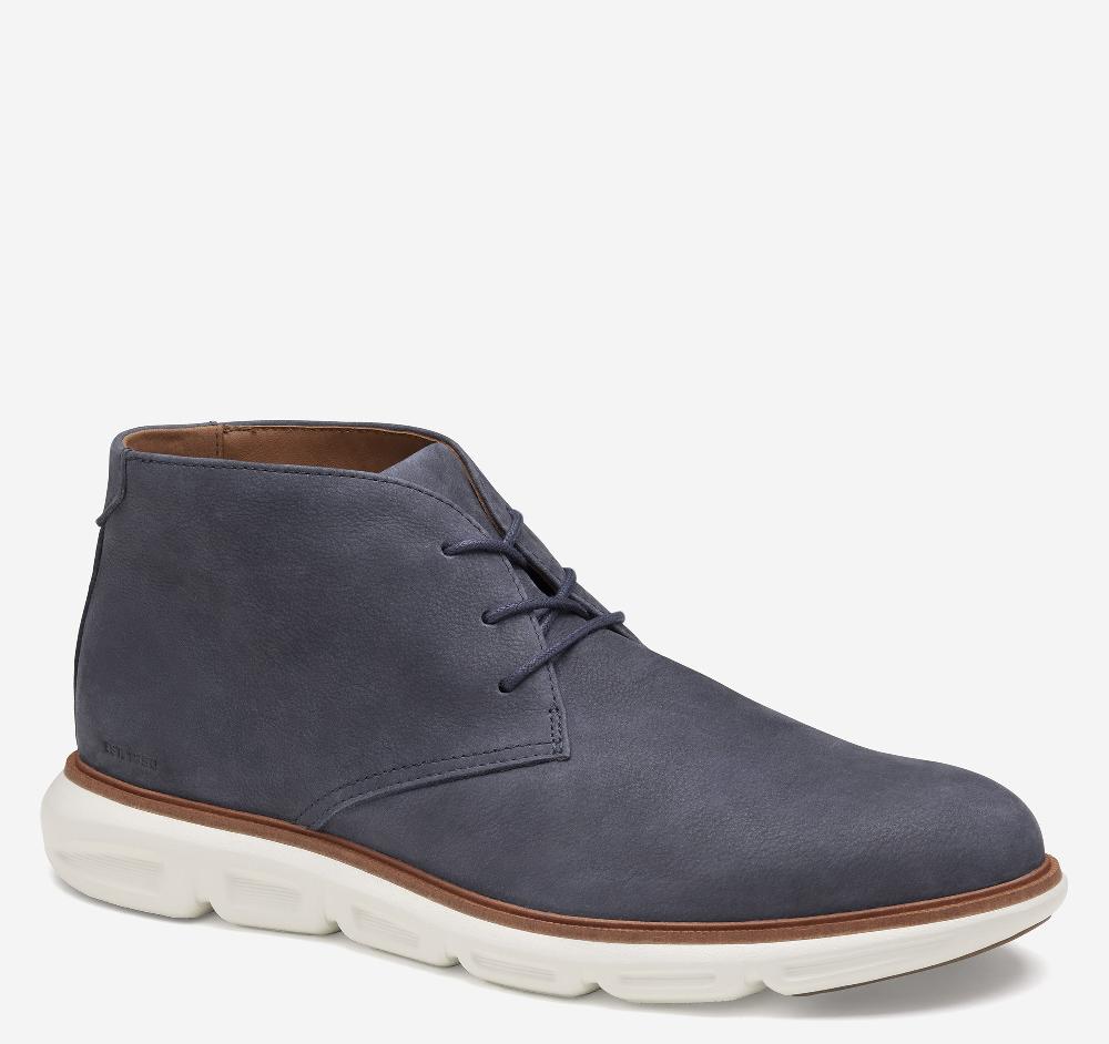 Johnston & Murphy Larkin Chukka Boot Navy Nubuck