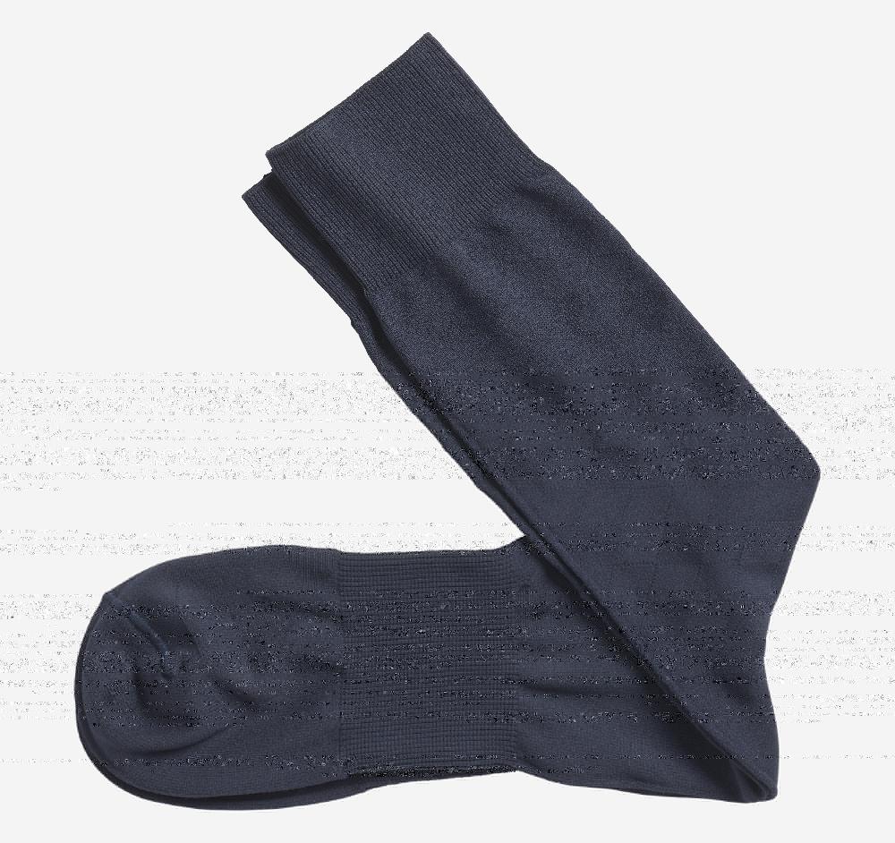 Johnston & Murphy Microfiber Tonal Argyle Socks Navy