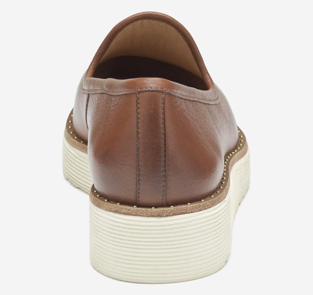 Johnston & Murphy Mitzi Venetian Cognac Calfskin