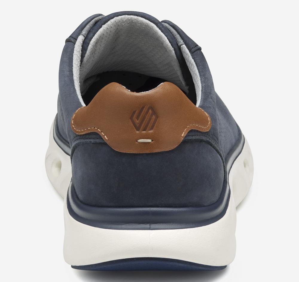 Johnston & Murphy Reactivate U-Throat Navy Nubuck