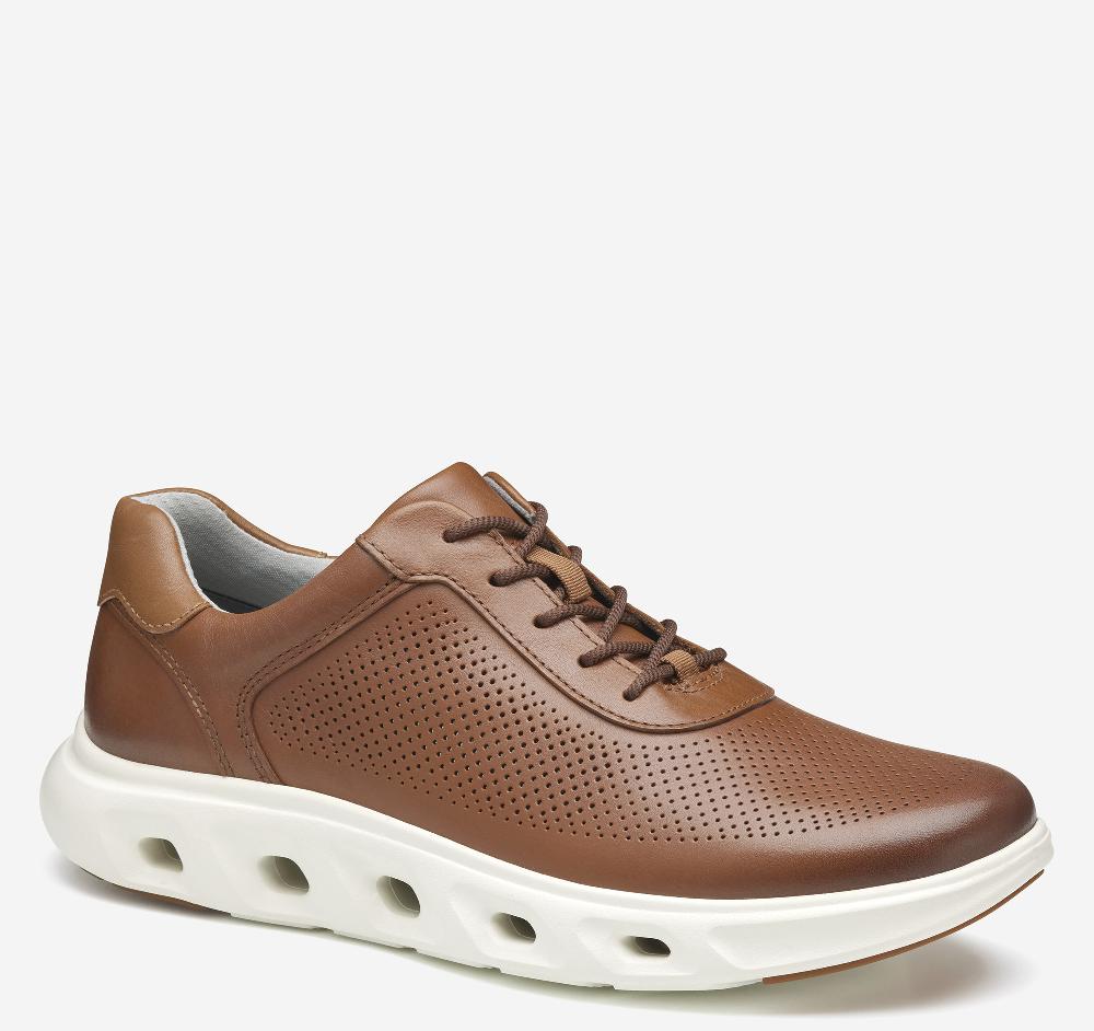 Johnston & Murphy Reactivate U-Throat Tan Full Grain