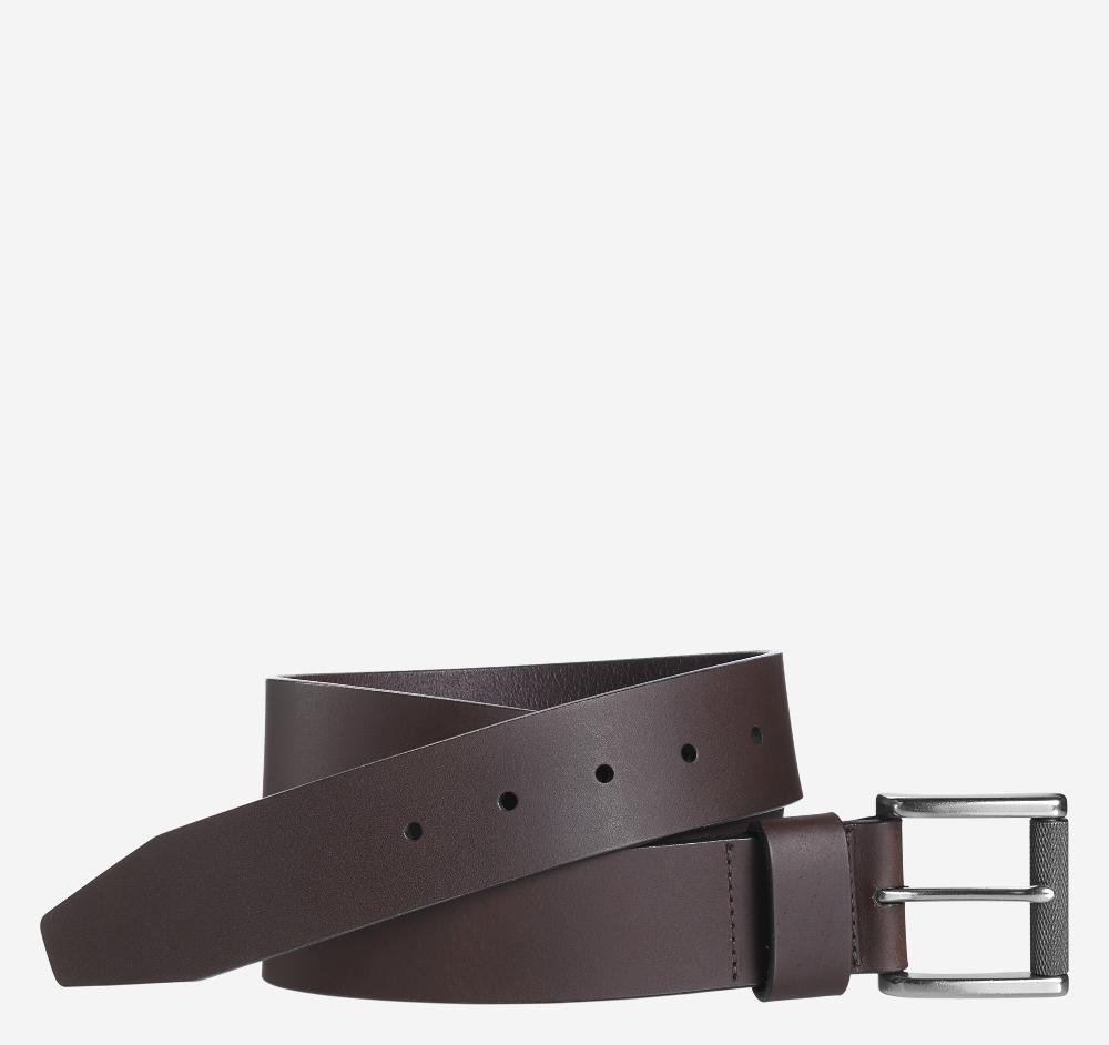 Johnston & Murphy Roller Buckle Belt Brown