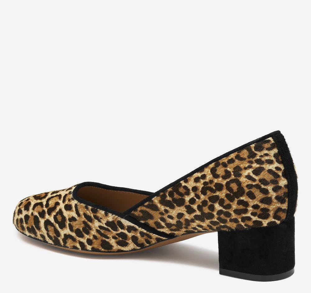 Johnston & Murphy Sienna Pump Leopard Haircalf