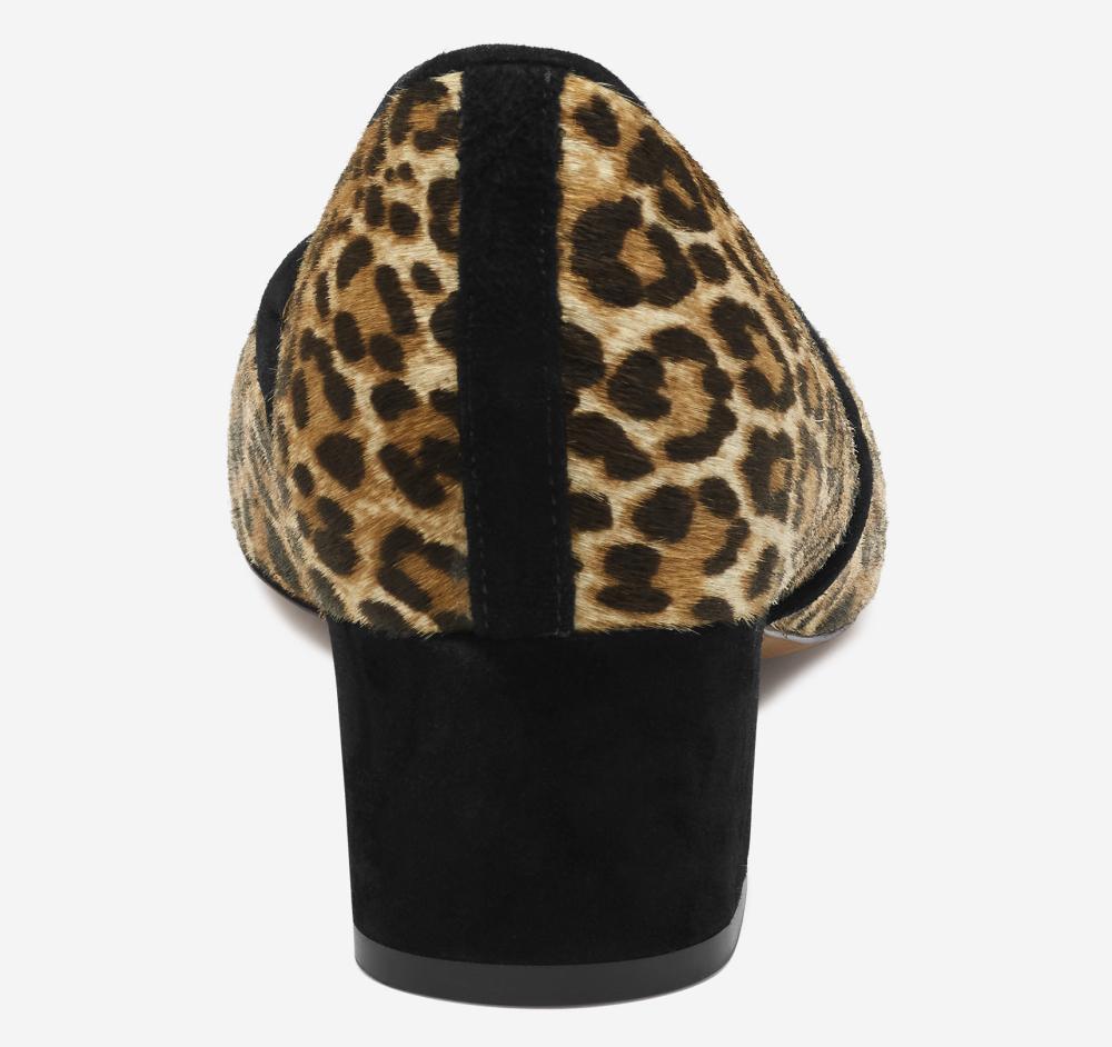 Johnston & Murphy Sienna Pump Leopard Haircalf