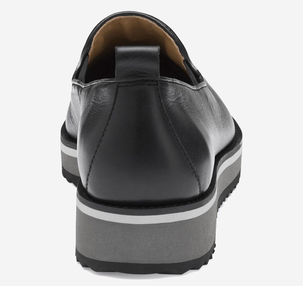 Johnston & Murphy Ulyssa Slip-On Black Nappa Leather