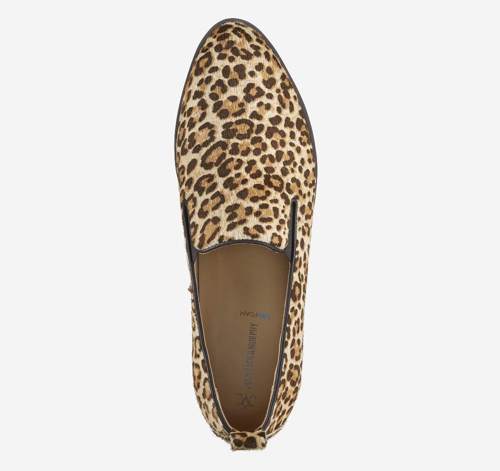 Johnston & Murphy Ulyssa Slip-On Leopard Haircalf